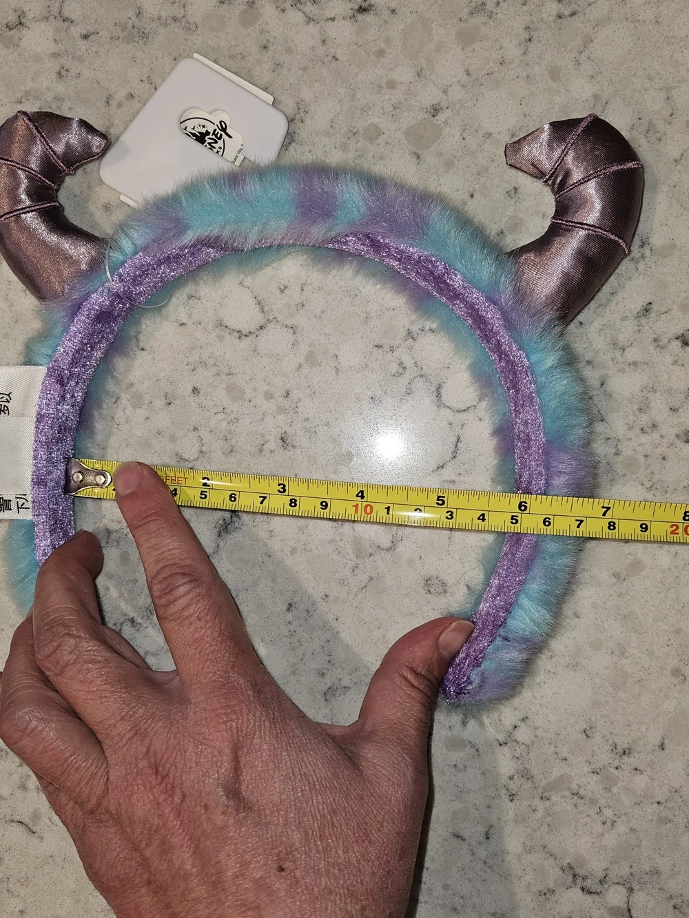 Disney Plush Teal & Purple Horned Headband